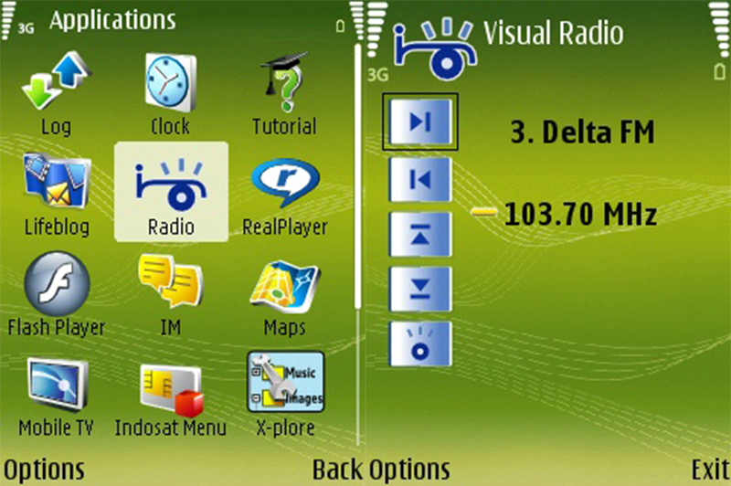 Nokia N73 on Radio