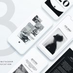 FREE DOWNLOAD 8 Template PPT Instagram Stories Simple Elegant
