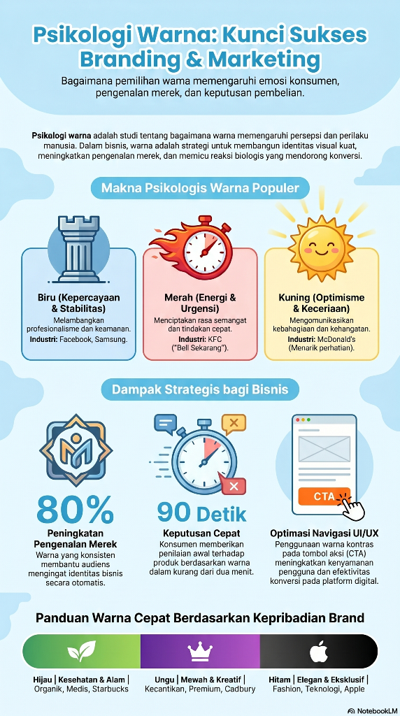 Psikologi Warna infografis Wihgi