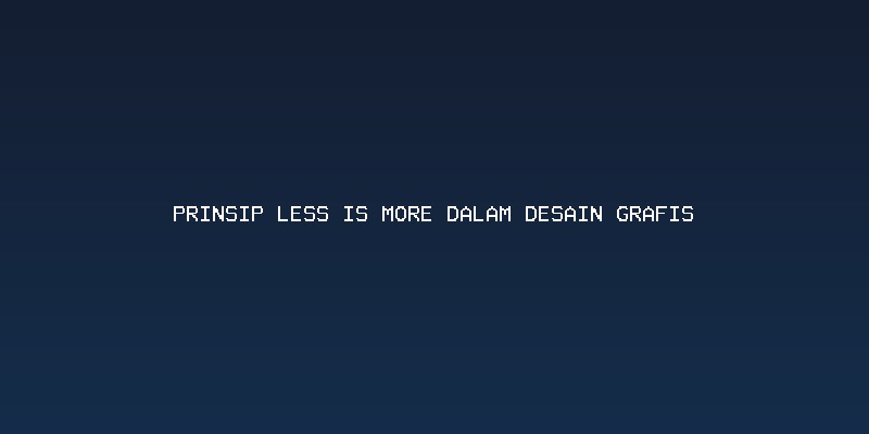 Asal-usul dan Filosofi di Balik Kesederhanaan
